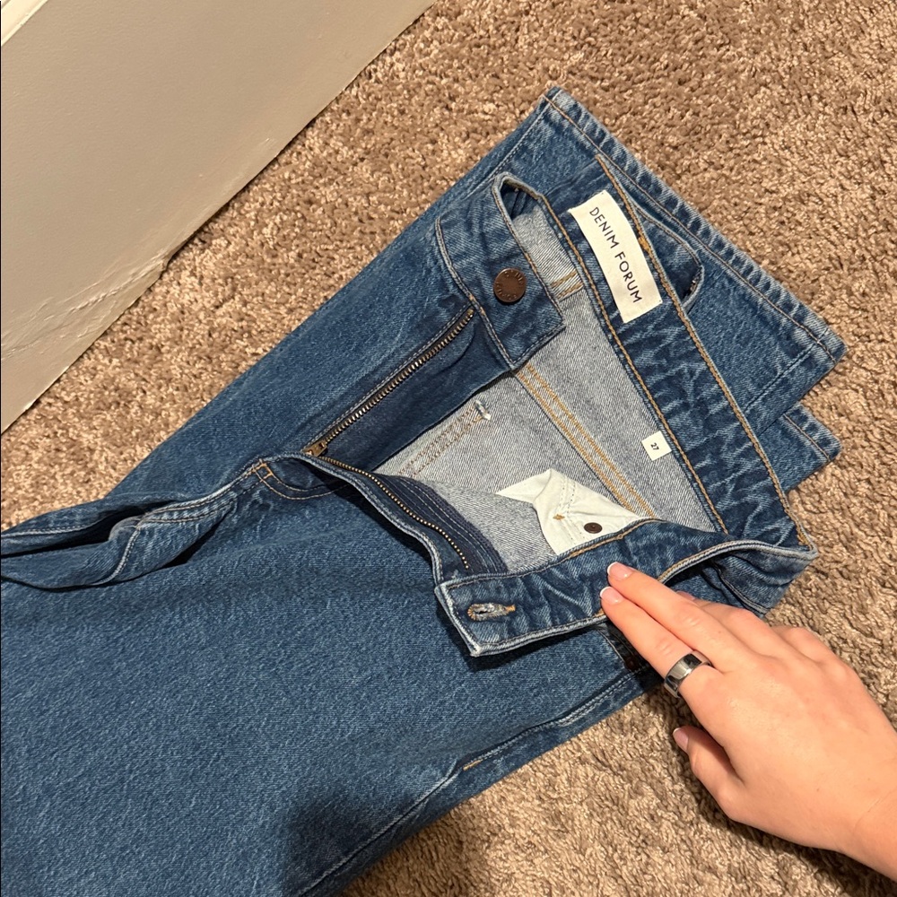 Denim Forum Classic Blue Skinny Jeans